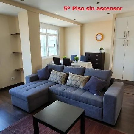 Coqueto Apartamento De 2 Habitaciones En Zona Estacion Tren A Coruna Exterior photo